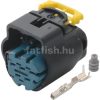 Bosch Trapez 5 pin connector female Code B remanufactured