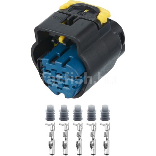 Bosch Trapez 5 pin connector female Code B remanufactured