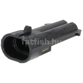 Delphi 2 pin connector female Metri-Pack 150 female black