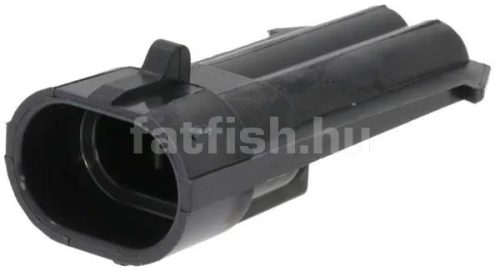Delphi 2 pin connector female Metri-Pack 150 female black