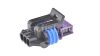 Delphi 3 pin connector GT 150 purple