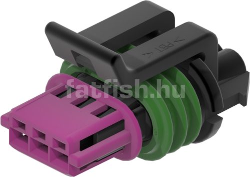 Delphi 3 pin connector GT 150 purple #2