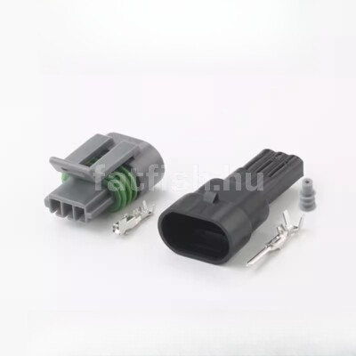 Delphi 3 lábú csatlakozó Metri-Pack 150.2 apa