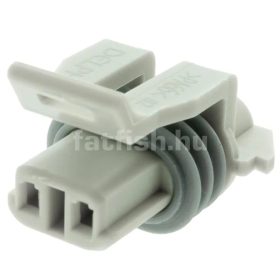 Delphi 2 pin connector Metri-Pack 150 male grey