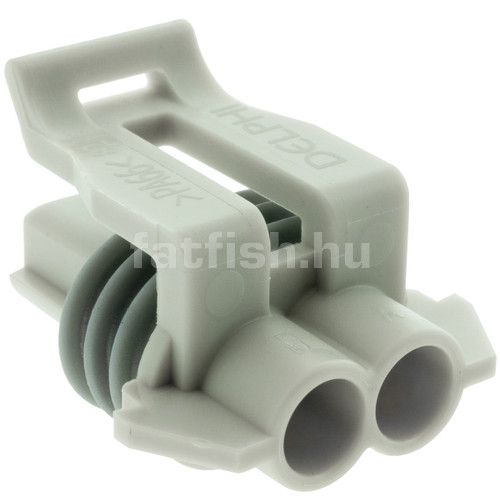 Delphi 2 pin connector Metri-Pack 150 male grey