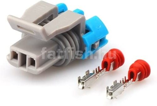 Delphi 2 pin connector Metri-Pack 150 male grey