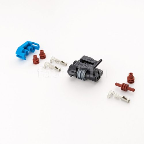 Delphi 2 pin connector Metri-Pack 150 male black