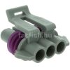 Delphi 3 pin connector Metri-Pack 150 #1