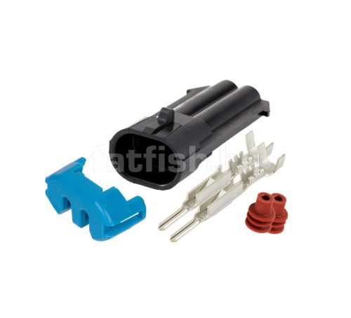 Delphi 2 pin connector Metri-Pack 280 female