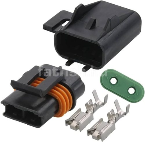 Delphi 2 pin connector Metri-Pack 630 male