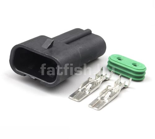 Delphi 2 pin connector Metri-Pack 630 female