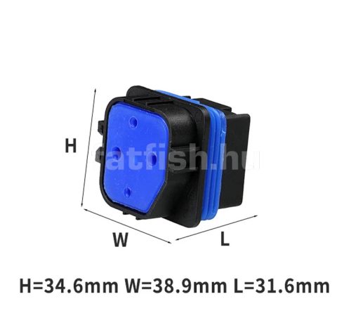 Delphi 5 lábú Metri-Pack 630, vízmentes relé foglalat