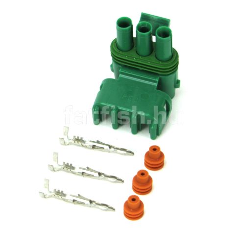 Delphi 3 pin connector Weather-Pack  #1