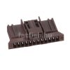 FCI 12 pin connector brown