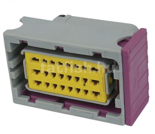 FCI 24 pin connector gray