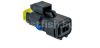 FCI 2 pin SICMA connector black-yellow female