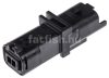 FCI 2 pin SICMA connector black-yellow male