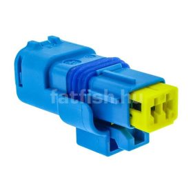 FCI 2 pin SICMA connector blue female