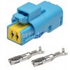 FCI 2 pin SICMA connector blue female