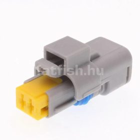 FCI 2 pin SICMA connector grey-yellow female