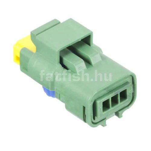 FCI 3 pin connector green