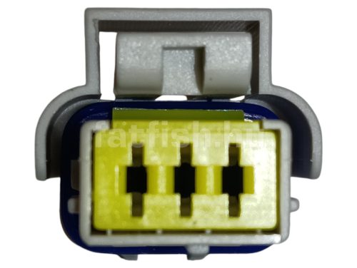 FCI 3 pin connector grey