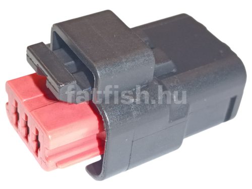 FCI 3 pin connector red