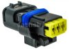 FCI 3 pin connector yellow