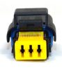 FCI 3 pin connector yellow