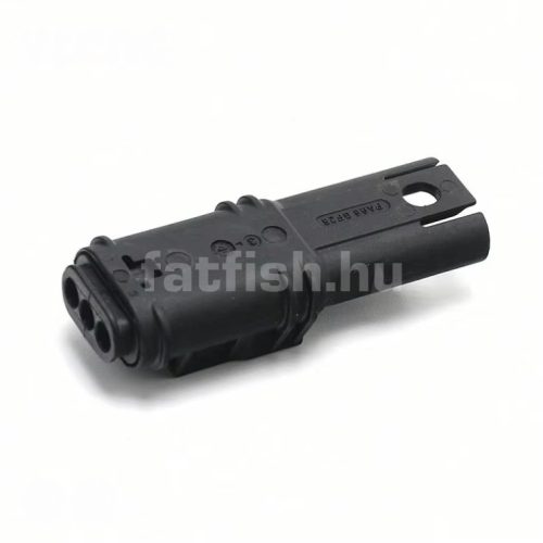 Hirschmann 3 lábú csatlakozó apa