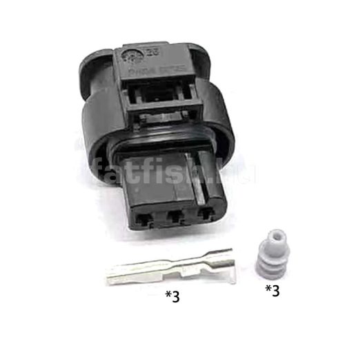 Hirschmann 3 lábú csatlakozó