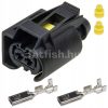 Kostal 2 pin connector female black