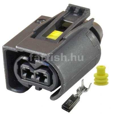 Kostal 2 lábú csatlakozó anya, fekete