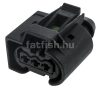 Kostal 3 pin connector female black