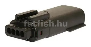 Molex MX150 4 lábú csatlakozó apa