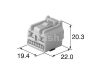 Sumitomo 8 pin hyrid connector 6098-2103