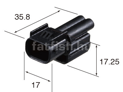 Sumitomo 2 pin connector 6181-6851 male