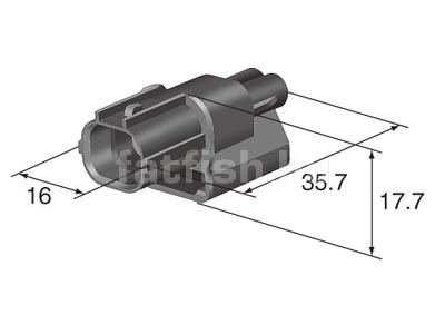 Sumitomo 2 pin connector 6188-0589