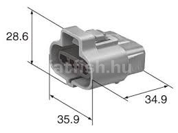 Sumitomo 3 pin connector 6189-0165 female