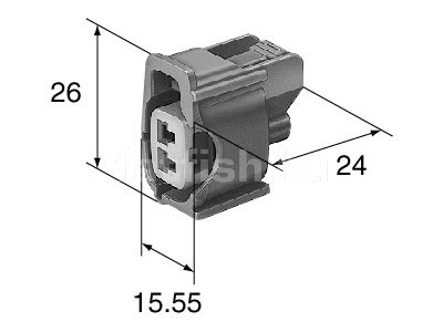 Sumitomo 2 pin connector 6189-0611