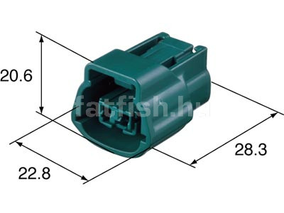 Sumitomo 2 pin connector 6189-0775