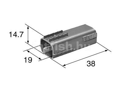 Sumitomo 2 pin connector 6195-0006 male
