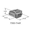 Sumitomo 4 pin connector 7283-7449