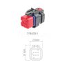 TE AmpSeal 6 pin connector red