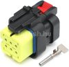 TE AmpSeal 6 pin connector red