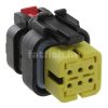 TE AmpSeal 6 pin connector red