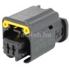 TE Sensor Flat 2 pin black