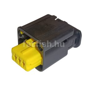 TE Sensor Flat 3 lábú csatlakozó sárga