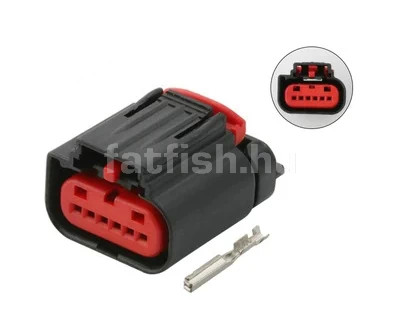 TE GET .64 6 pin connector