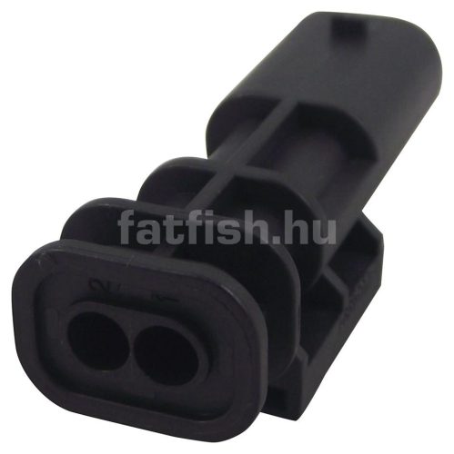 TE MCON 1.2 2 pin male black